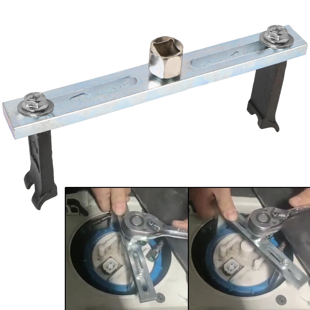 

Регулируемые универсальные автомобильные аксессуары гаечный ключ инструмент Крышка бака для удаления 2 челюсти крышка топливного насоса