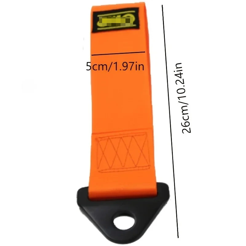 高耐久ナイロン牽引ストラップ: バンパートレーラー牽引強度を最大化するユニバーサルカーレーシング牽引ロープ