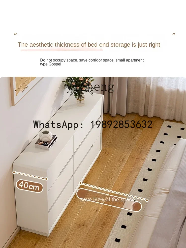 Bedroom Tailstock Storage Cabinet Simple Modern Wall Storage Drawer TV Cabinet