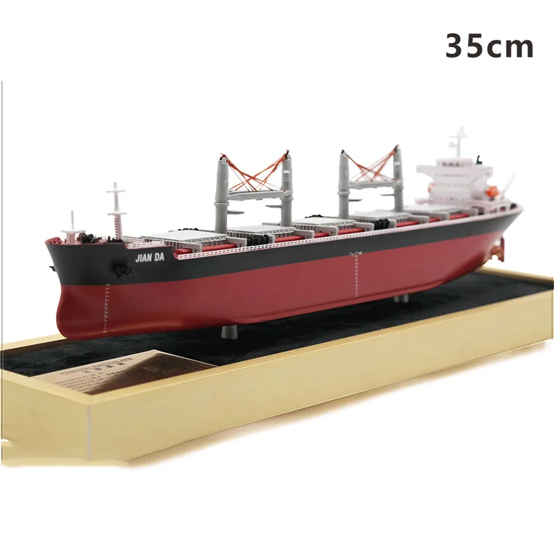 Ship Model Customization 35cm Five-cabin Bulk Carrier Model Gift Cargo Ship Model Logo Customization