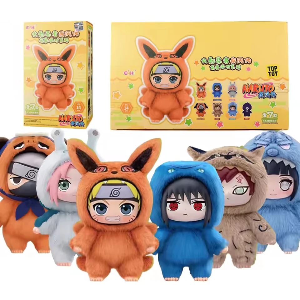 

EAKI Naruto слепая коробка Shippuden Party Series Узумаки мягкая Shippuden оригинальная плюшевая фигурка орнамент коллекция игрушек подарки