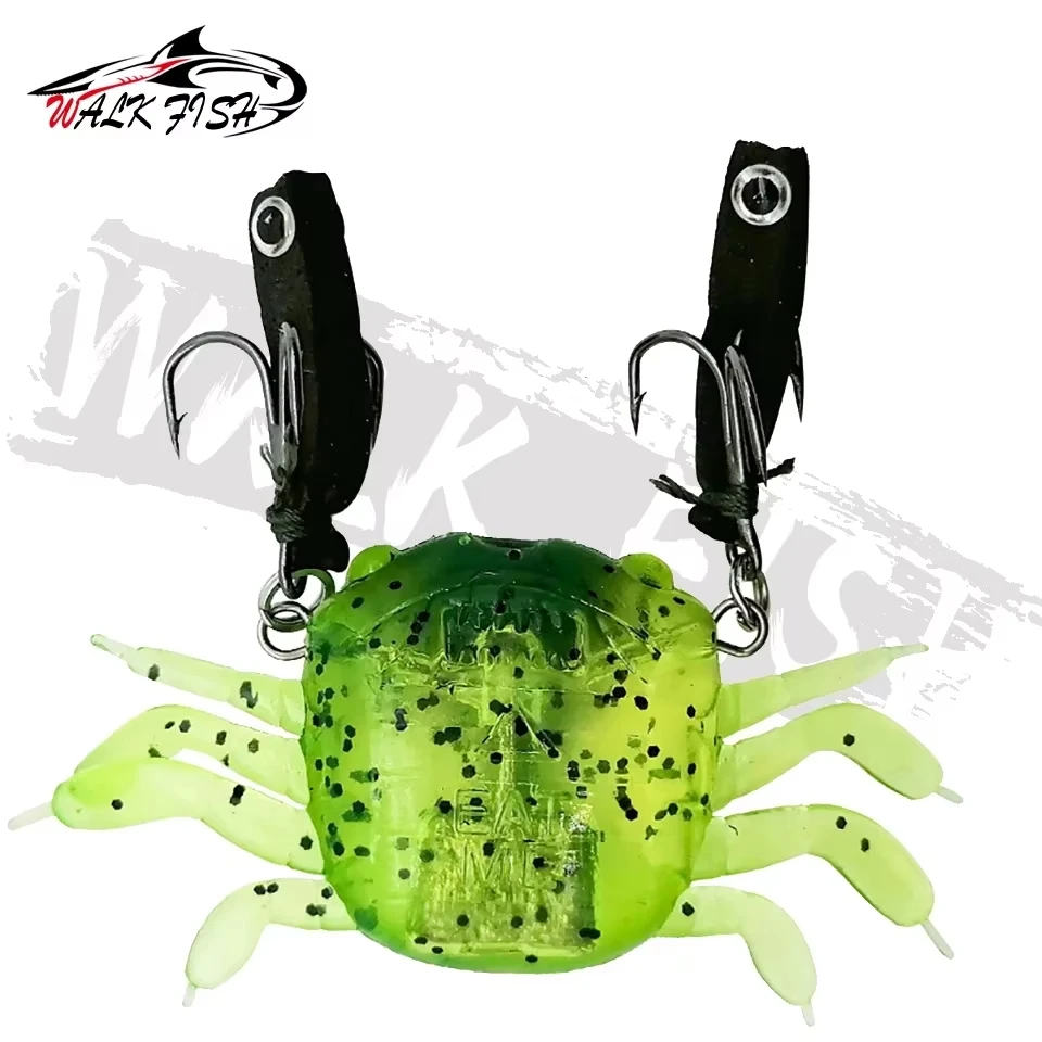 Walk Fish Señuelo silicona para cangrejo – Hundible calamar trucha - imagen 4