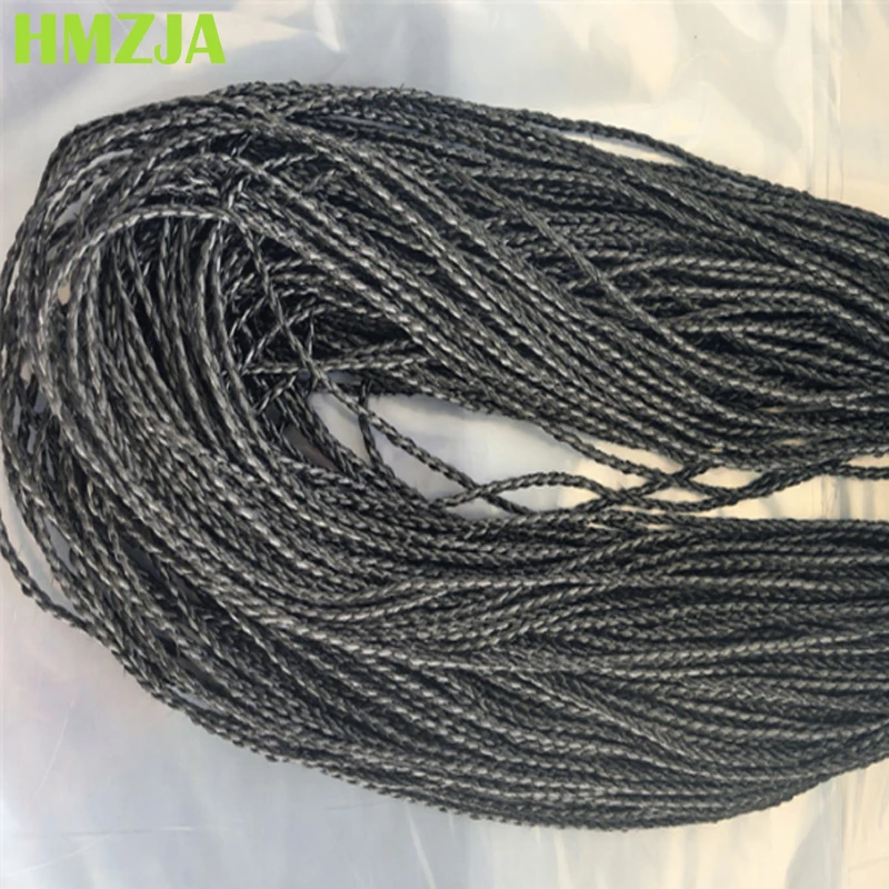 High Strength Carbon Fiber Rope Diameter 1mm-9mm High Temperature and Acid Alkali Resistant Carbon Rope