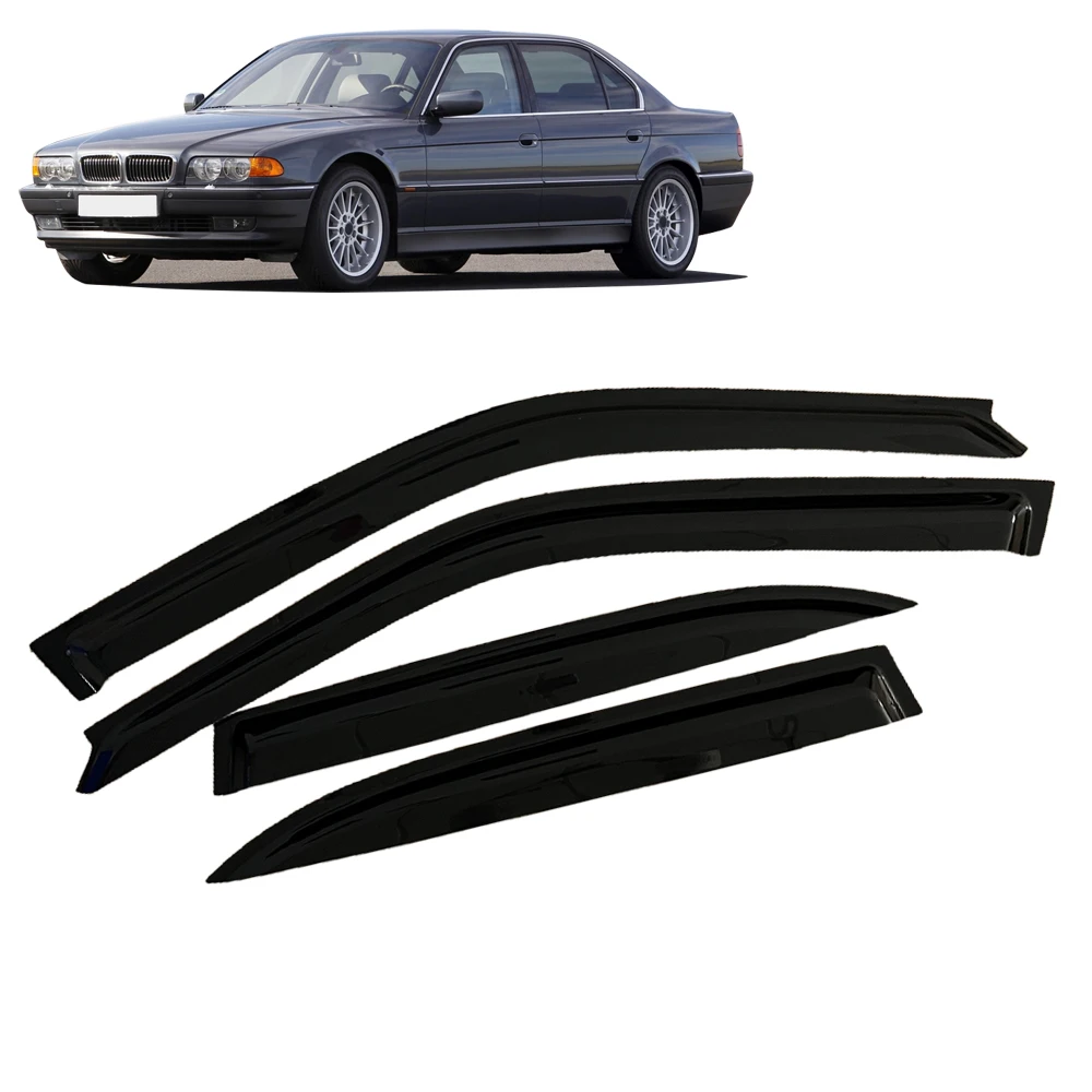 

Window Visor for BMW 7 Series E38 SWB 1995 1996 1997 1998 1999 2000 2001 Weathershied Door Visor Wind Deflector Sun Rain Guard
