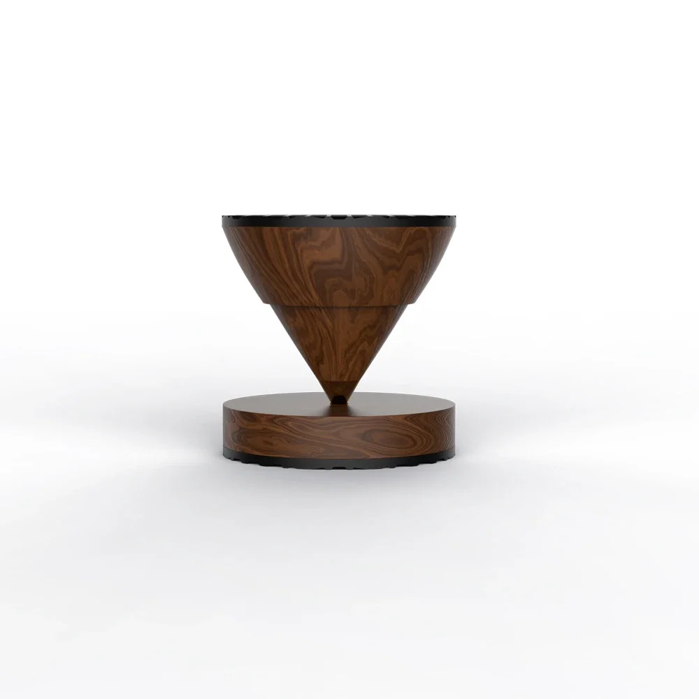 4 ペア 23 ミリメートル * 19 ミリメートル黒檀チューブアンプスピーカーアンプ CD HIFI ショックスパイク diy アンプ木製フィートスパイク自己粘着