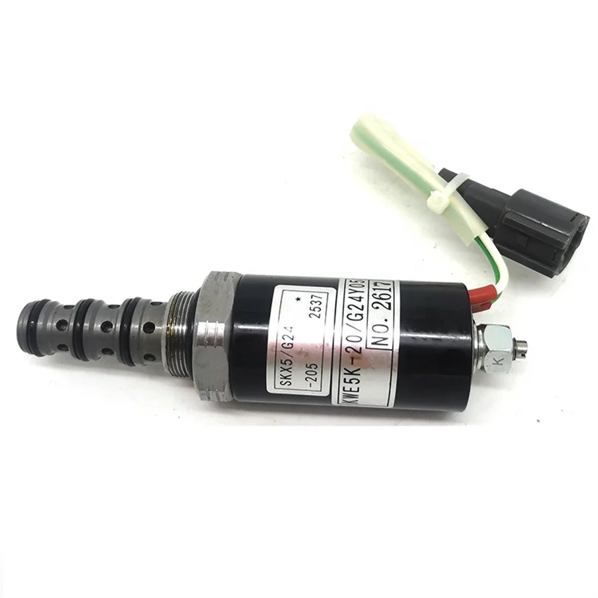 For Kato Rotary Solenoid Valve HD820 Machinery Electronic Parts Hydraulic Pump Excavator KWE5K-20 G24Y05 SKX5/G24-205