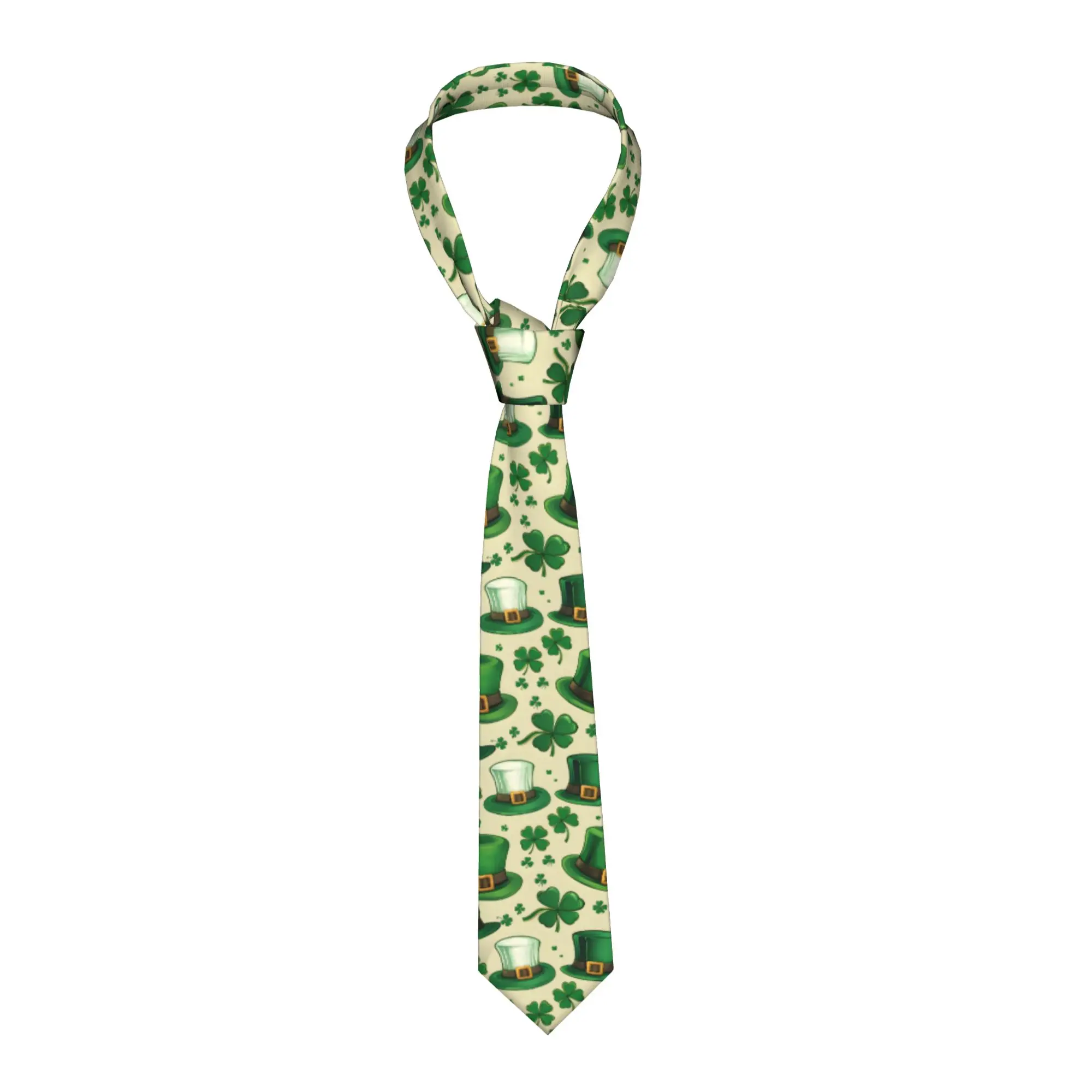 

patricks day Gravatas Men Women Unisex 8 cm Classic Neck Tie for Mens Accessories Cravat Gift