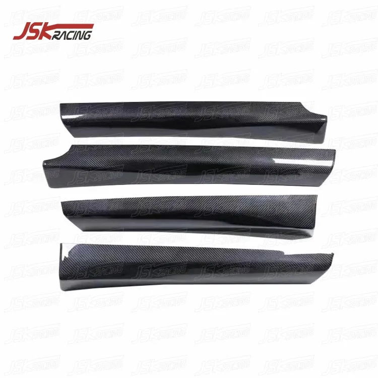 

DRY CARBON FIBER DOOR HANDLE PANEL (4 PCS ) for 2017-2020 TESLA MODEL 3