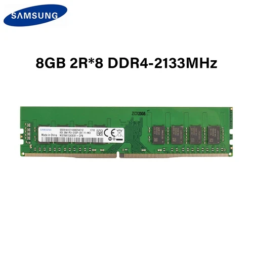Imagen 2 del producto SAMSUNG Memoria Ram DDR4 16GB 8GB 3200MHz 4GB 2133MHz 2400MHz 2666MHz DIMM PC4-21300 PC4-25600 RAM de escritorio de alto rendimiento