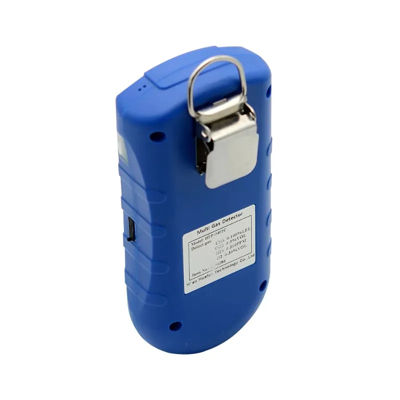 Huafan Tragbarer Biogas-Multi-Detektor CH4 CO2 O2 H2S H2 CO NH3