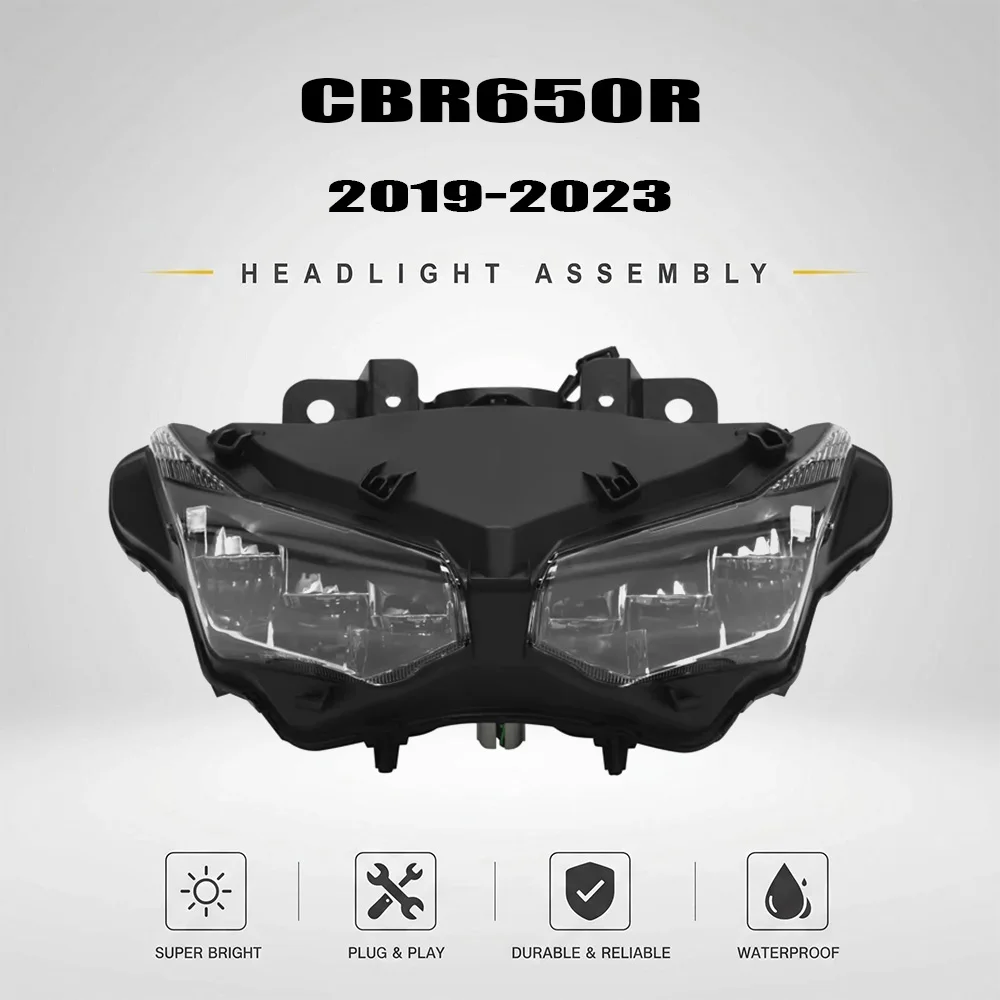 Image of Für Honda CBR650R 2019-2023 CBR500R 2016-2023 Motorrad Vorderer LED-Scheinwerfer-Bausatz