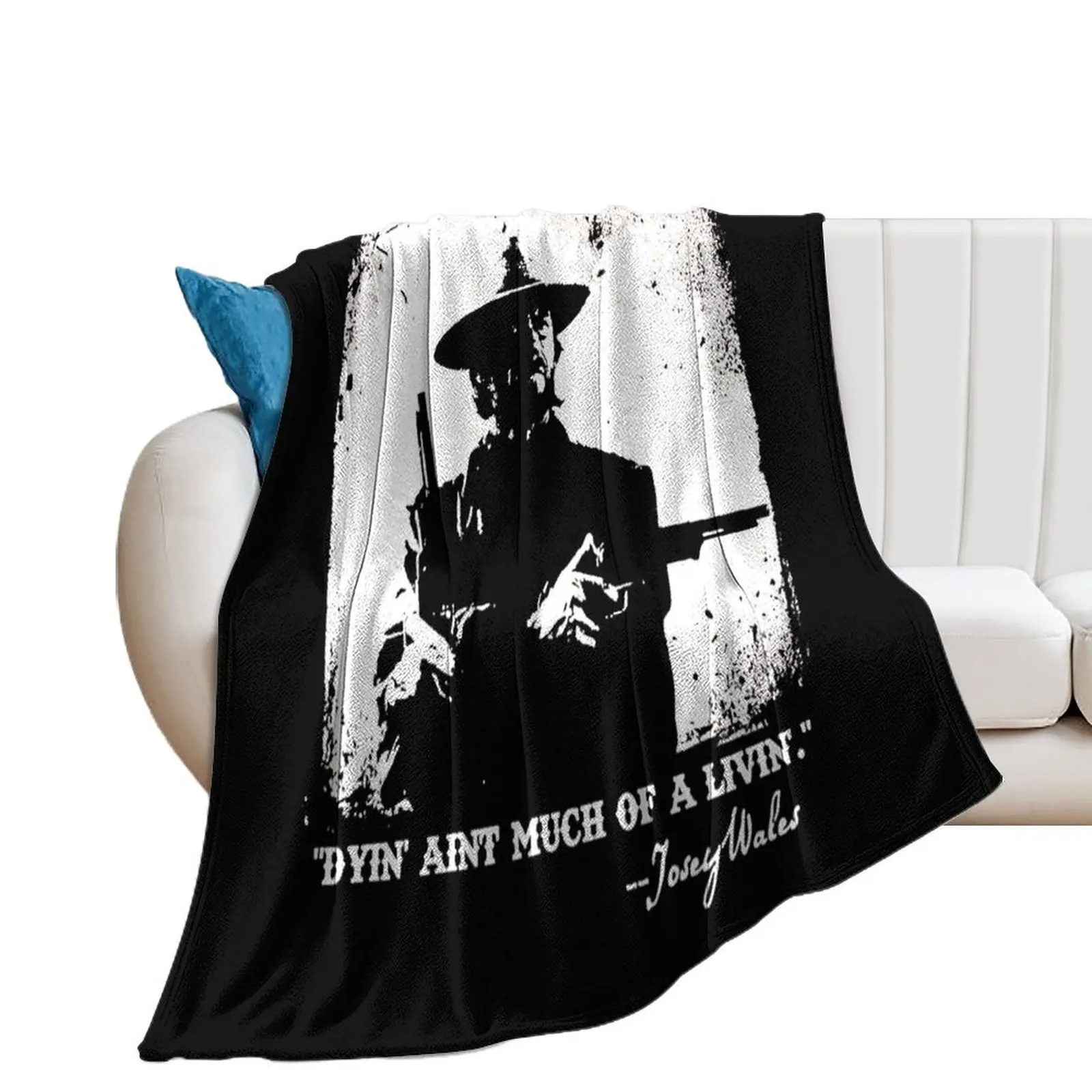 

The Outlaw Josey Wales Shirt Throw Blanket Luxury Thicken Hairys Comforter for babies Blankets