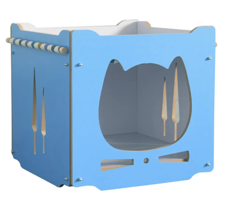 

upgrade reinforced version can be stacked combination cat climbing frame cat tree hammock wooden pet house