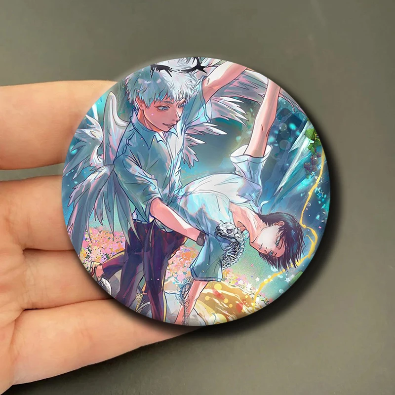 Anime The Summer Hikaru Died Enamel Pins Cartoon Characters Badge Role Play Handmade Tinplate Brooch