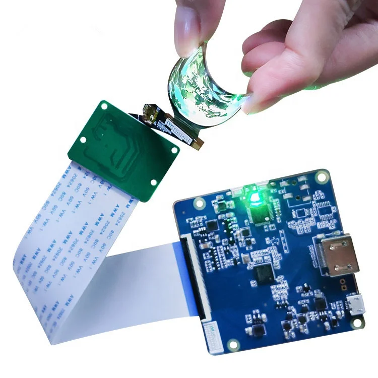 Small 139 1.39 Inch 400X400 Round Micro Oled Panel Flexible Amoled Display 1.39 Inch Round Display Screen for Smart Home Device