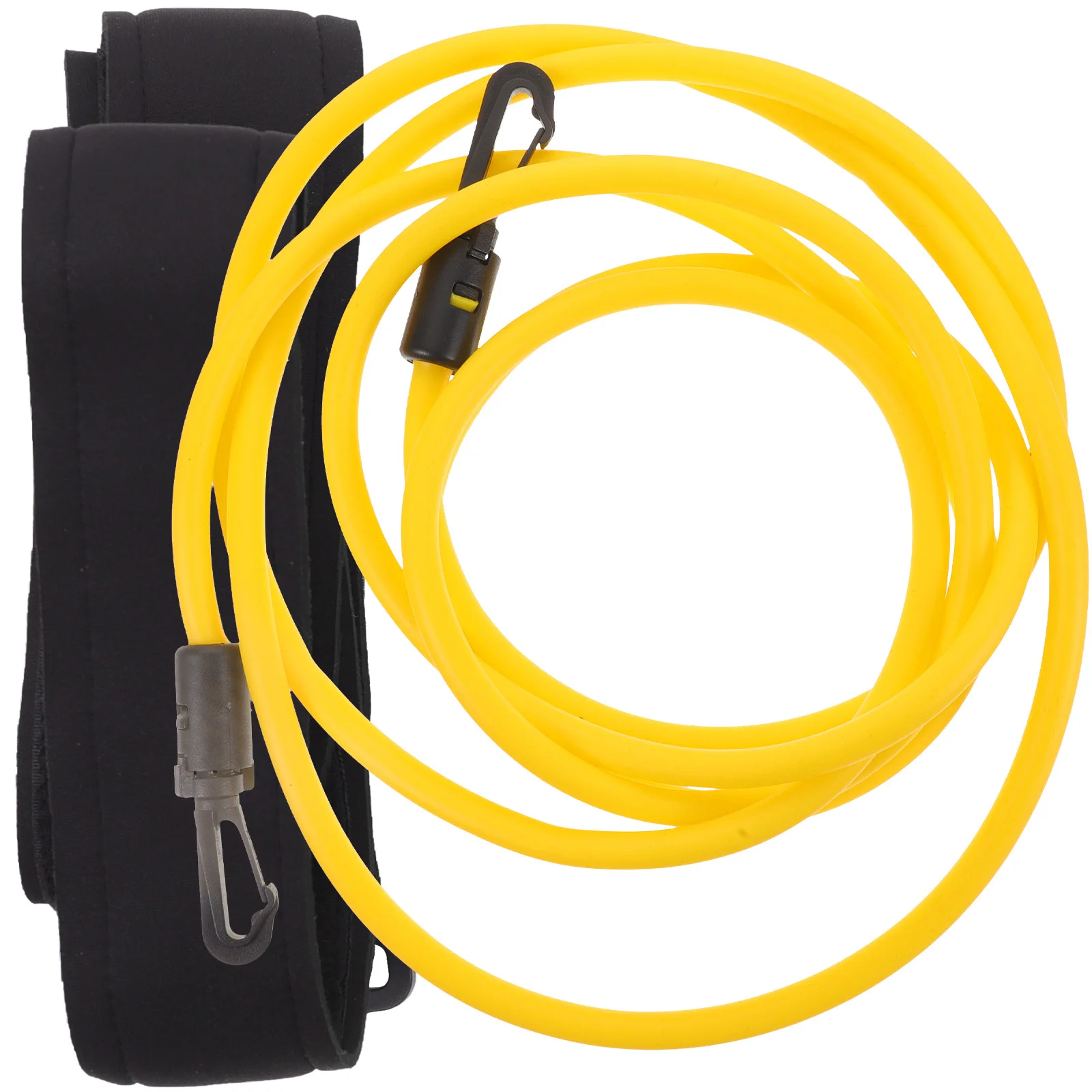 

Elastic Bungee Cord Swimming Resistance Band Waist Belt Exercise Equipment Pull Buoy