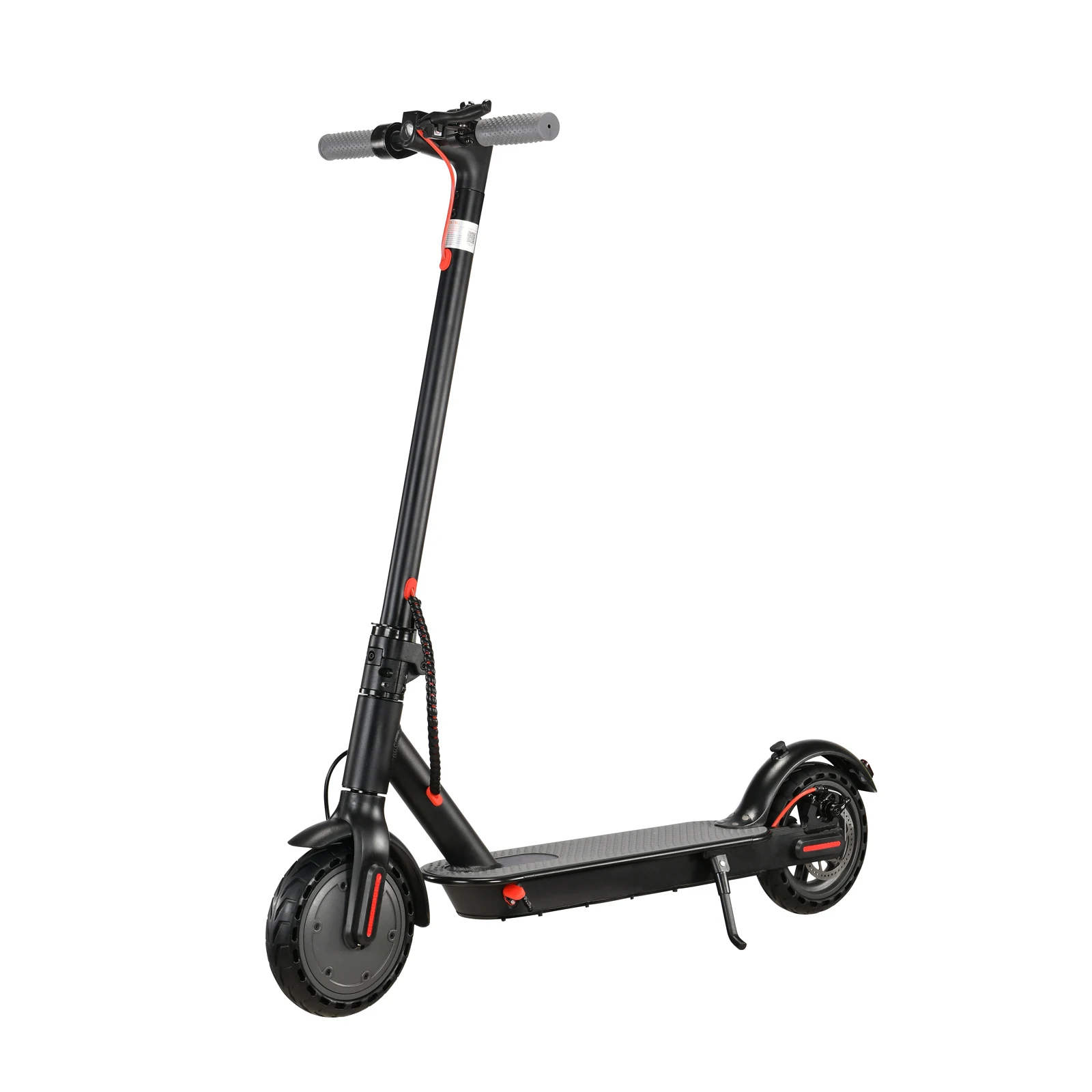 

Electric Scooter for Teens Adults, 20MPH & 30-35 Mile Long Range, 350Wh Removable Battery, 8.5" Solid Tires & Front Suspension