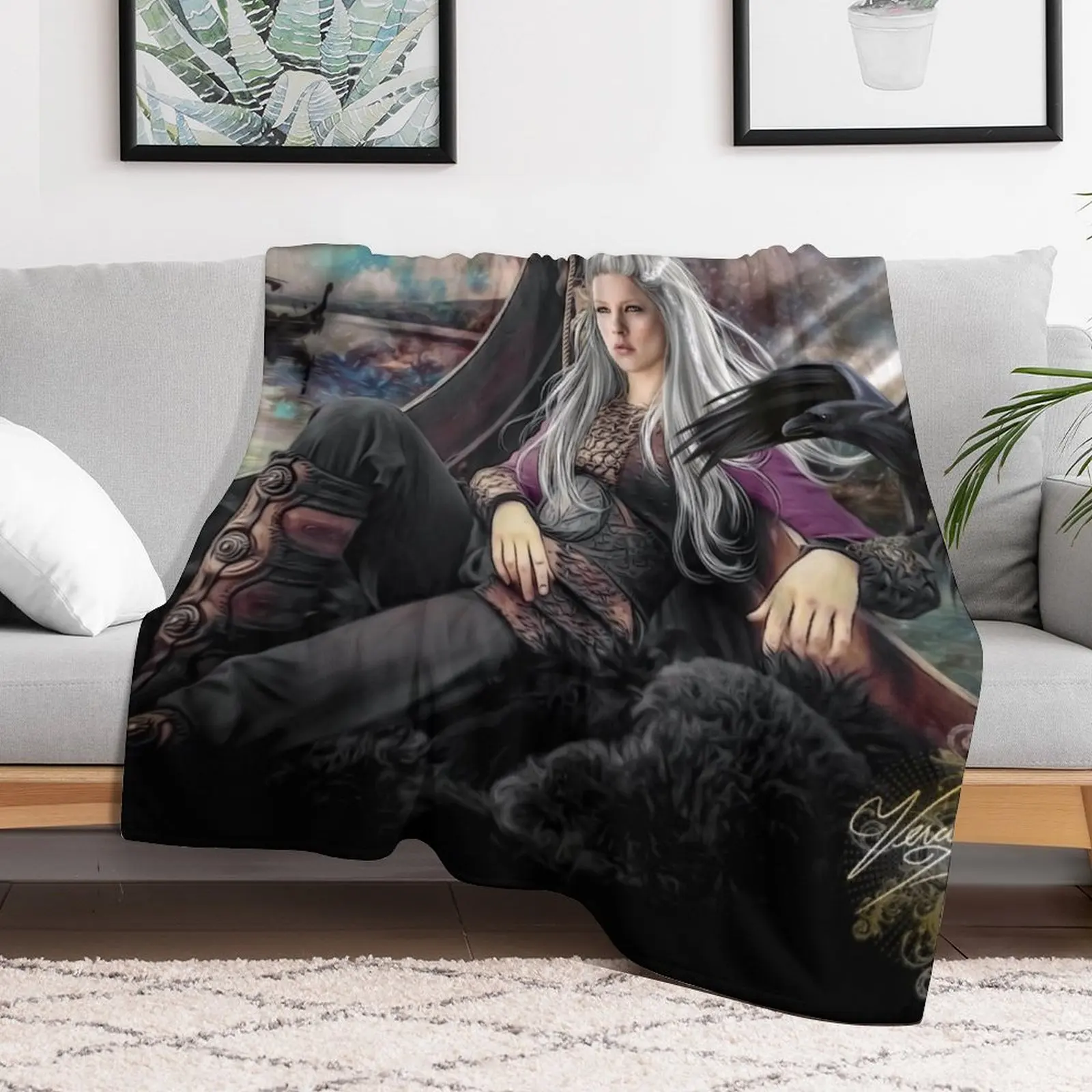 warrior queen VKS Throw Blanket Luxury Brand Luxury St Blankets