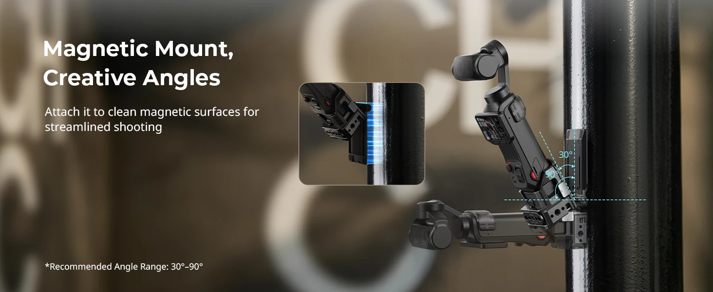 SmallRig Anbaubare Halterung für Insta360 Luna Ultra mit integrierter magnetischer Schnittstelle, Cold-Shoe-Halterung, Arca-Swiss-Platte -6824 – Detail 3