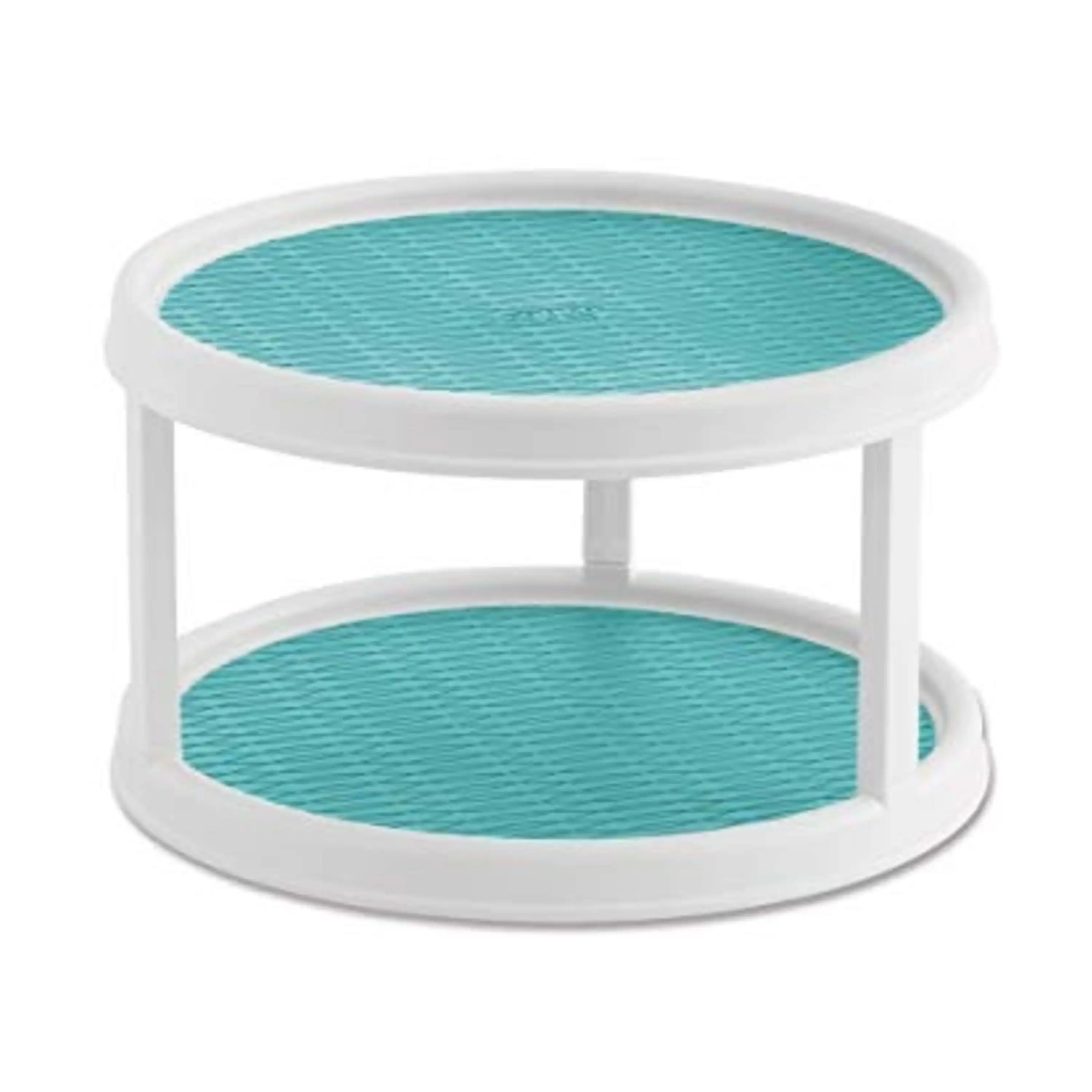 

Basic 12-Inch 2 Tier Nonskid Turntable with Aqua Liner