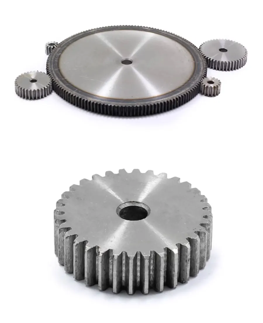 Flachzahnräder 1M 12T 13T 14T 19T 45 # Stahlmotor-Getriebe mit 10mm Prozesslochhöhe, industrielles mechanisches Antriebsgetriebe-Zubehör – Detail 11