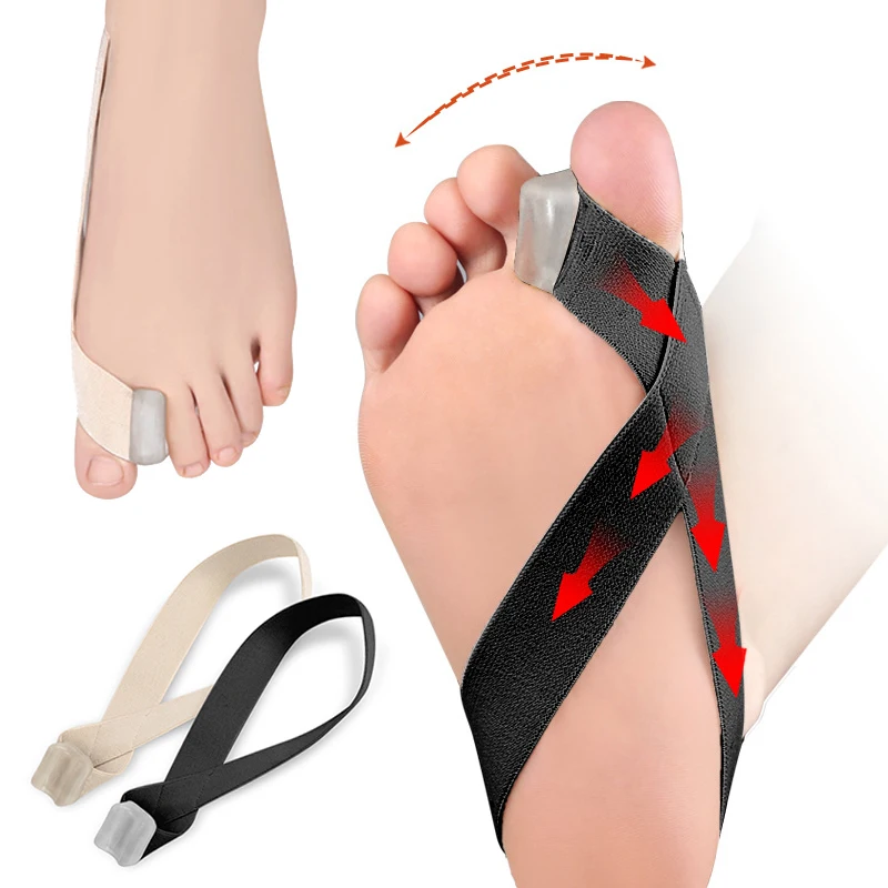 2 Stuks Hallux Valgus Corrector Één Kant Duim Valgus Corrector Spanband Pijnverlichting Toevinger Separator Teen Stijltang Gereedschap