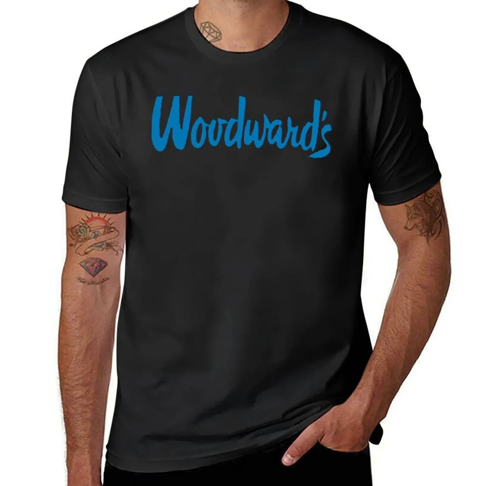 woodwards T-Shirt plain anime clothes cute clothes mens plain t shirts