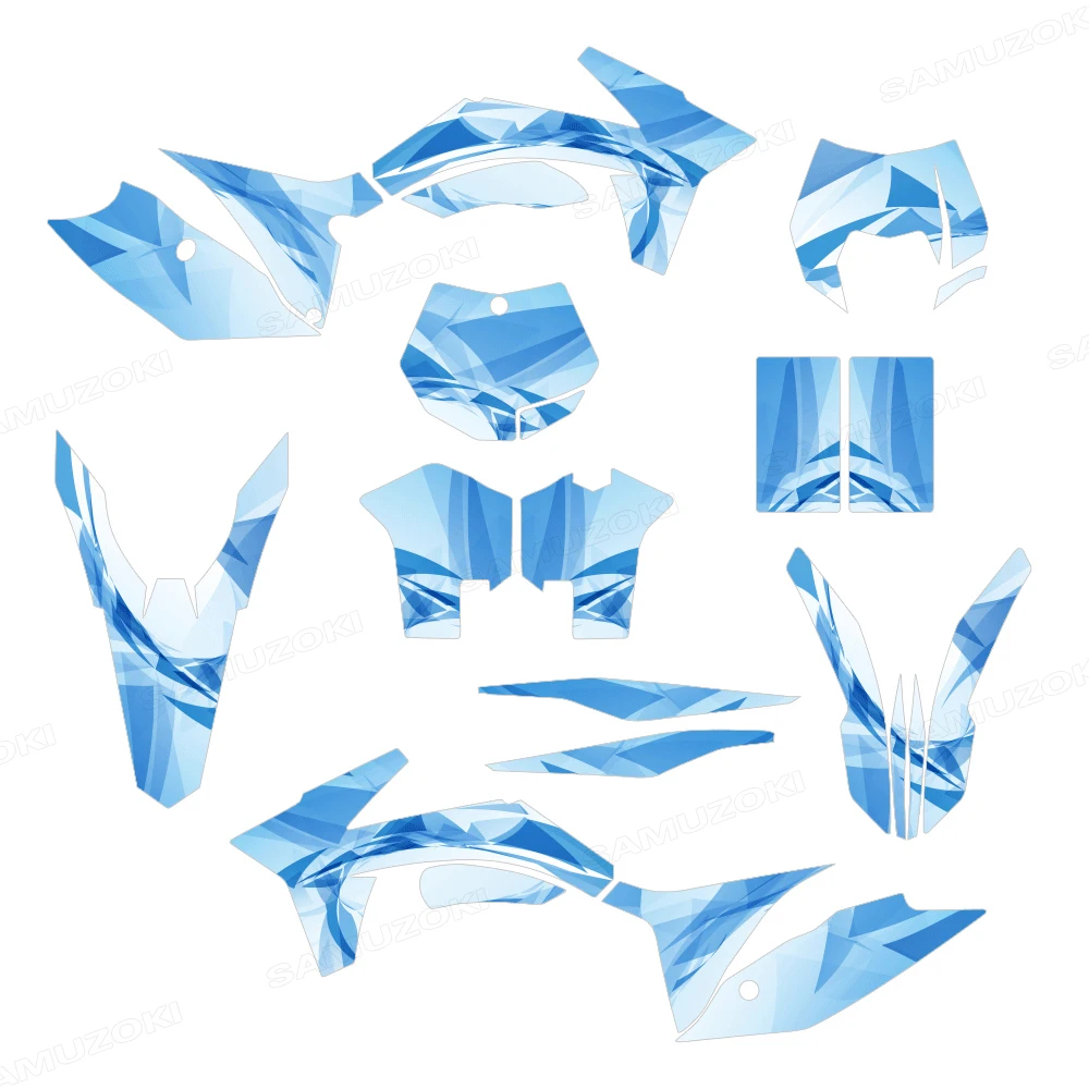 

Motorcycle Background Graphics Decals Deco Stickers Kit Fit for SX 125 250 380 400 525 SXF 2011 2012