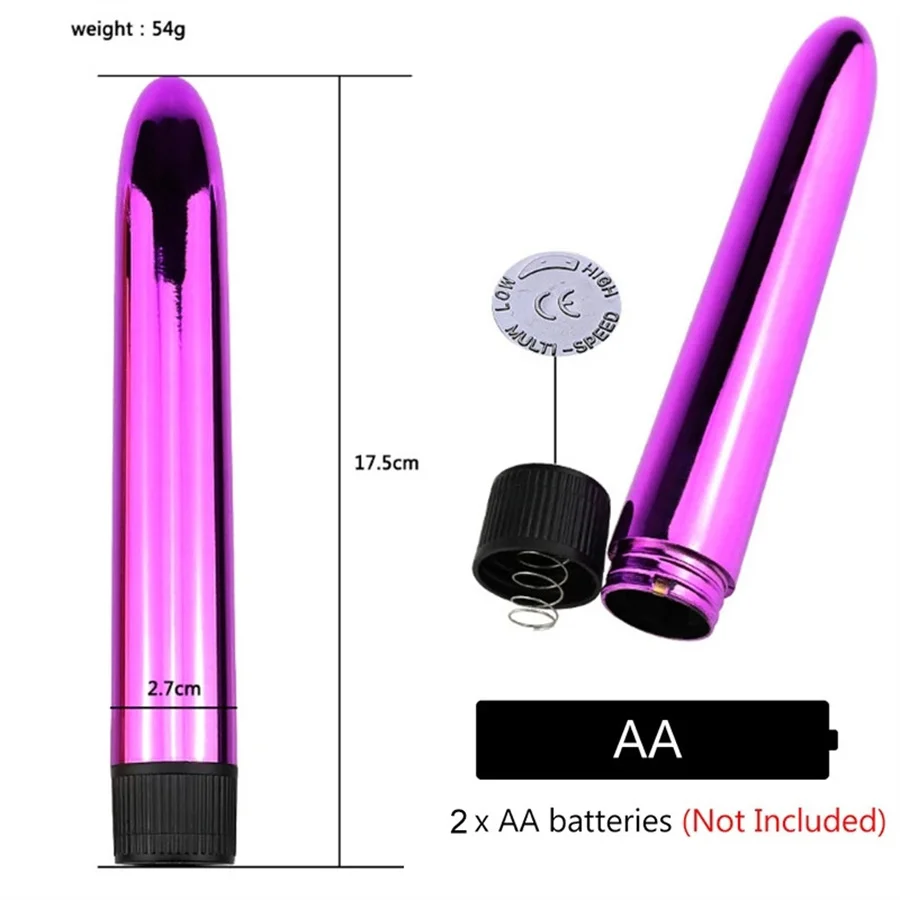 7 Inch Huge Dildo Vibrator AV Stick Bullet Vibrator Vaginal Pussy G-spot Stimulator Female Pocket Masturbator Sex Toys For Women