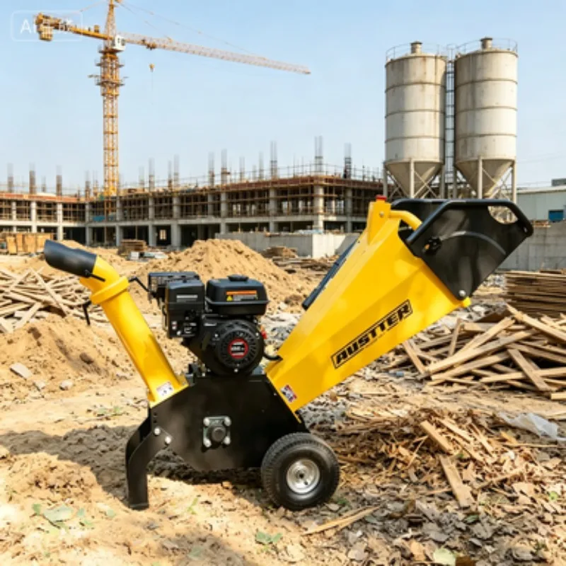 Woodworking Machinery High Output Large Capacity and High Strength Sawmill Diesel Engine Branch Crusher Wood Shredder Chipper