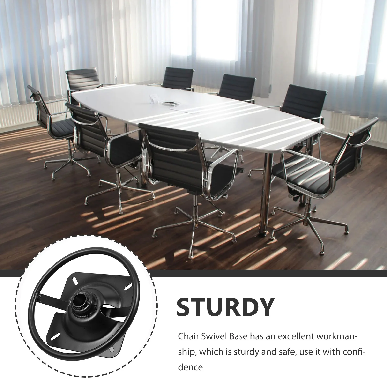 Office Swivel Chair Tray Tilt Control Parts Chairs Plate for Ring Base Replacement Hardware Repair Kit