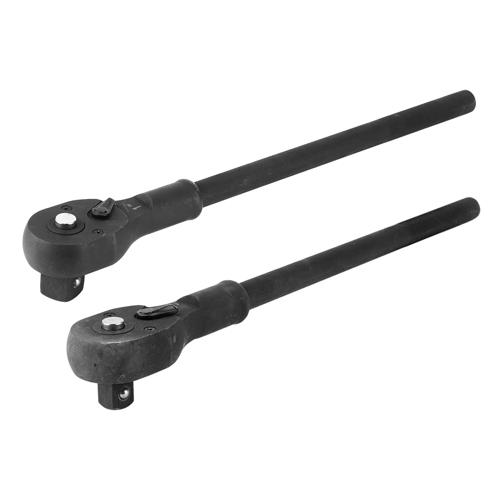 

Heavy Duty Drive Ratchet Square Head Reversible Quick Socket Wrench Medium Lengthened Auto Repair Tool