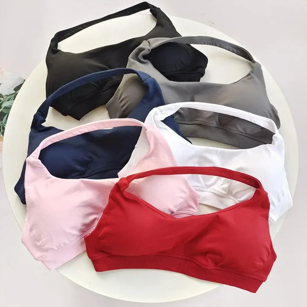 

Yoga Bra Resistance Training Strap Padded Backless Women's Fitness Yoga Cycling Bra Supported Gym Top Comfortable Dynamic Bra