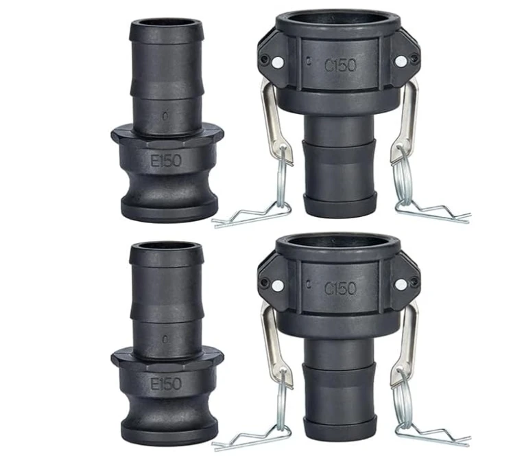 

2 шт. фитинги с кулачковым замком 1-1/2 дюйма, переходники с внутренней резьбой C, фитинги с внутренней резьбой, фитинги для конца шланга, крепежный и паз, подходят для шланга