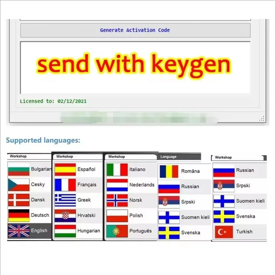 

Хорошие продажи 2021.10b Delphis с программным обеспечением Keygen DS 150 Autocoms 2021.11 Кодирование OBD2 Диагностическая поддержка моделей грузовиков 2021 года