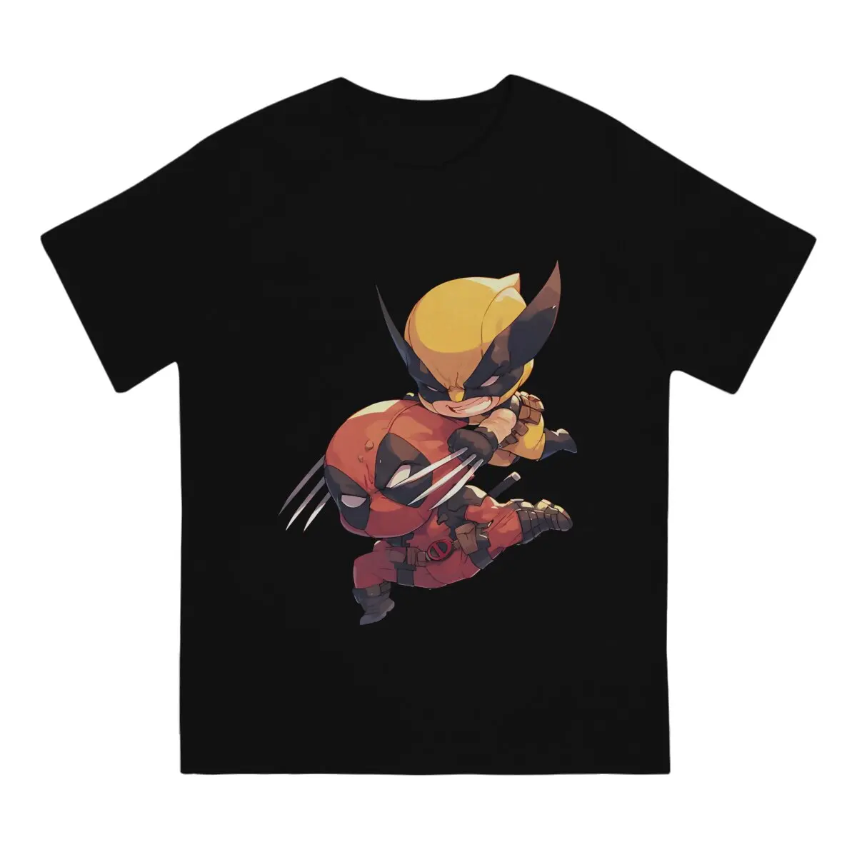 Logan And Wade Men T Shirt Disney Marvel Deadpool And Wolverine Awesome Tees Short Sleeve Round Neck T-Shirt Graphic Tops