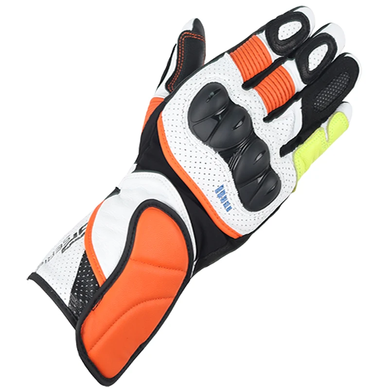 Two-X Gp Pro Sp-2 V3 Sports Motorcycle Racing Gloves Touch Screen Leather Race Motorbike Long Race Glove Summer