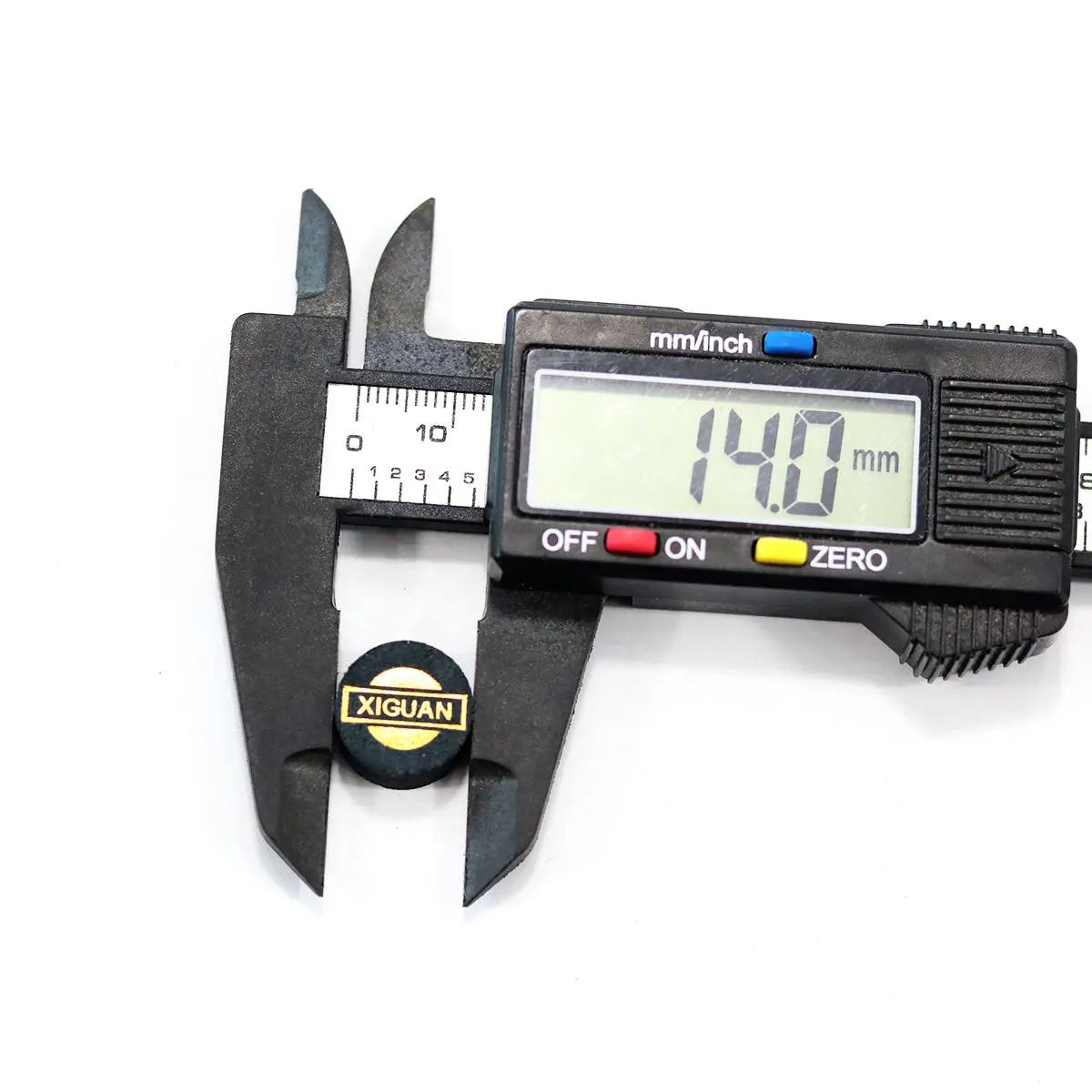 

XiGuan Premium Quality Black 14mm Multi Layer Leather Stick Tip 50 PCS/box Billiard American Cue Leather Head