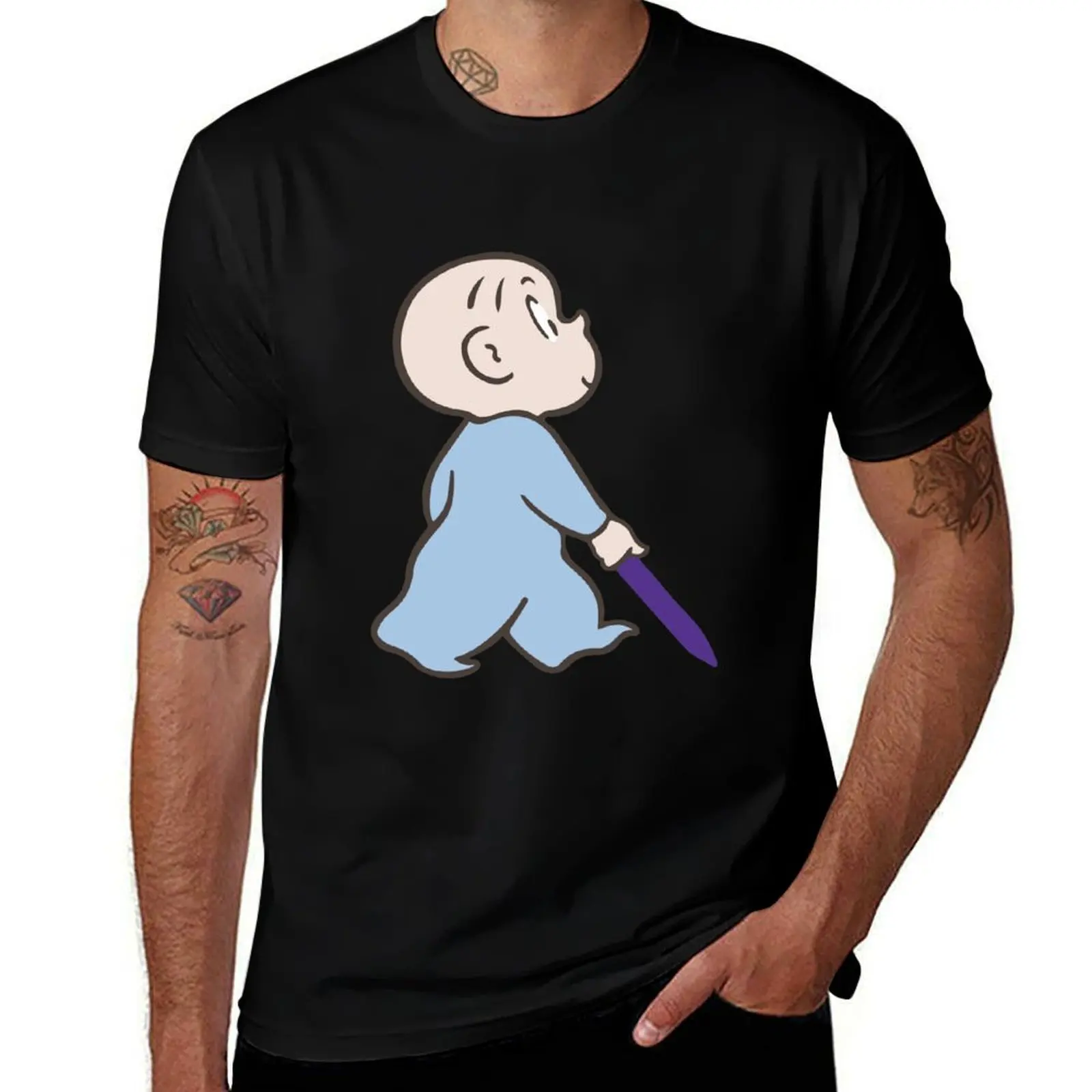 Harold and the purple crayon T-Shirt Work Casual Loose Fit T-Shirt
