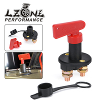 Car Battery Power Switch Disconnect Isolator Circuit Breaker Main Switch Kill Cut-off Switch Insulated Rotary Switch Key Truck