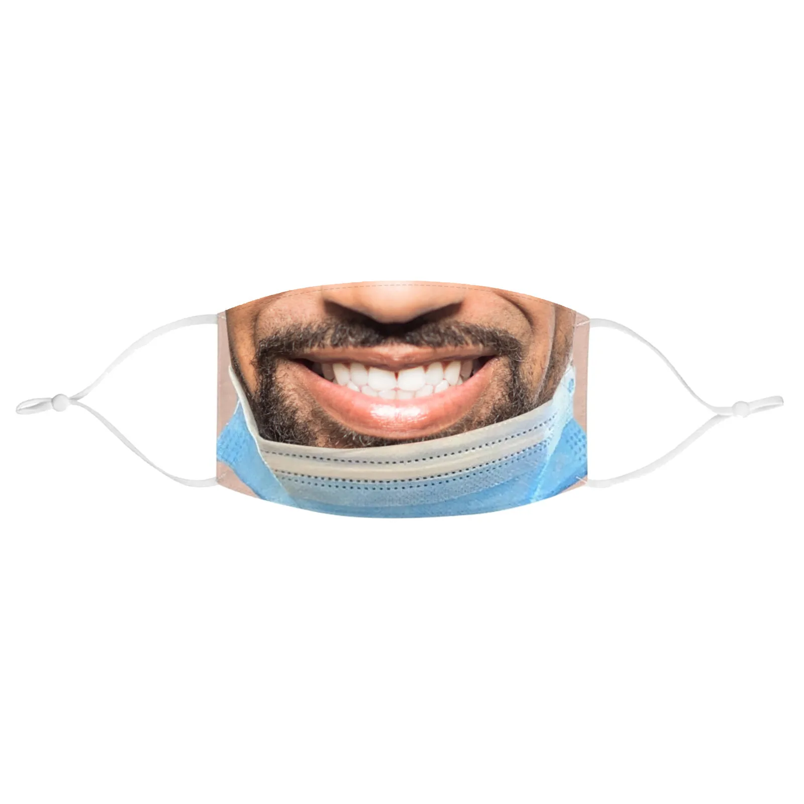 Maschera per la bocca divertente per adulti Maschere per il viso in stoffa divertenti Mascarillas Accessori cosplay Maschera di protezione antipolvere riutilizzabile lavabile