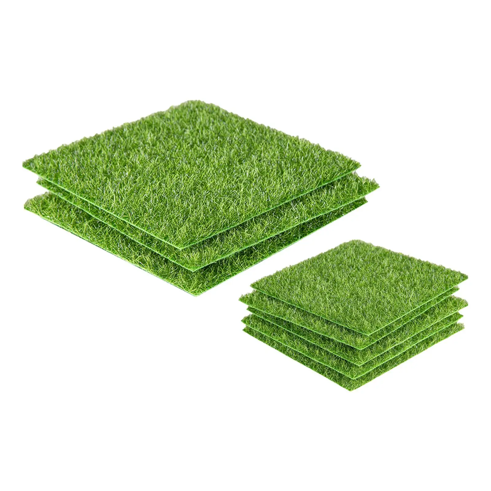 

Grass Rugs Fake Grass Turf Patch Kit Accessory Reusable for Indoor Outdoor Decorations Garden Grass Tiles Multipurpose