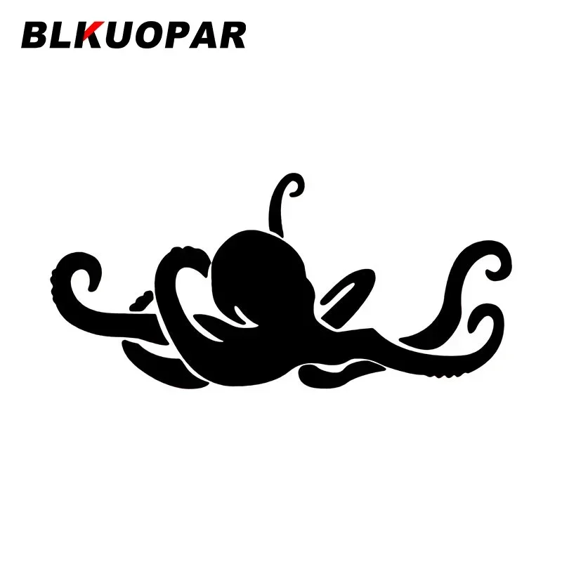 

BLKUOPAR Ferocious Octopus Animal Navy Car Stickers Air Conditioner Decal Vinyl Car Wrap Personality Sunscreen Creative Decor