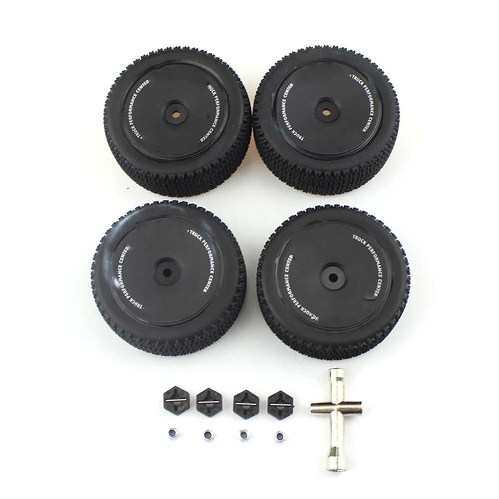 RC Car Front Rear Tires M3 Anti-loose Nut Sleeve Hexagonal Wheel Seat Kits for 1/14 Wltoys LY-1407 144001 RC Car