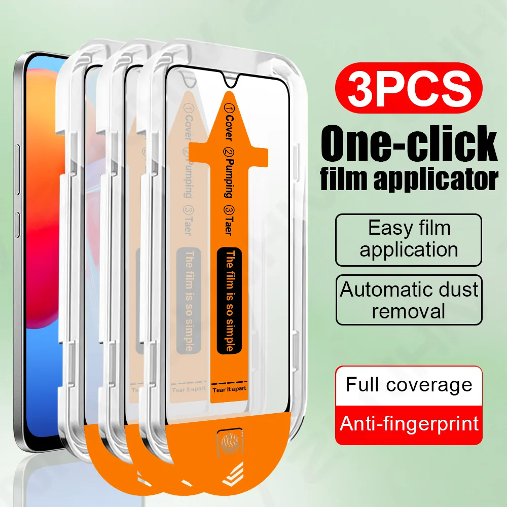 

3pcs Protective Film For Samsung Galaxy A56 A36 A26 A16 A06 A05 A55 5G Tempered Glass Smartphone Screen Protector A35 A25 A15