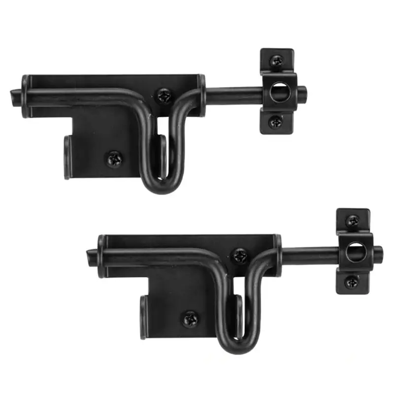 

A29F-Усиленный засов-шпингалет для ворот, раздвижной дверной замок с отверстием под навесной замок, фурнитура для раздвижных дверей сарая/амбара