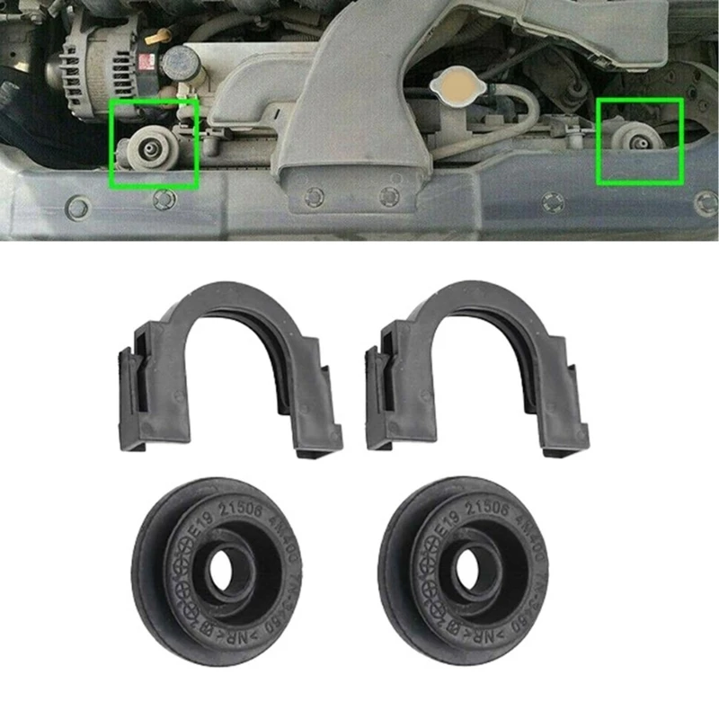 1 Set  Mount Rubber Radiator Bushing Gasket Pad Holder Mounting Bracket Fit For T30 T31 S35 21506-4M400 21507-4M400 21542-CA000