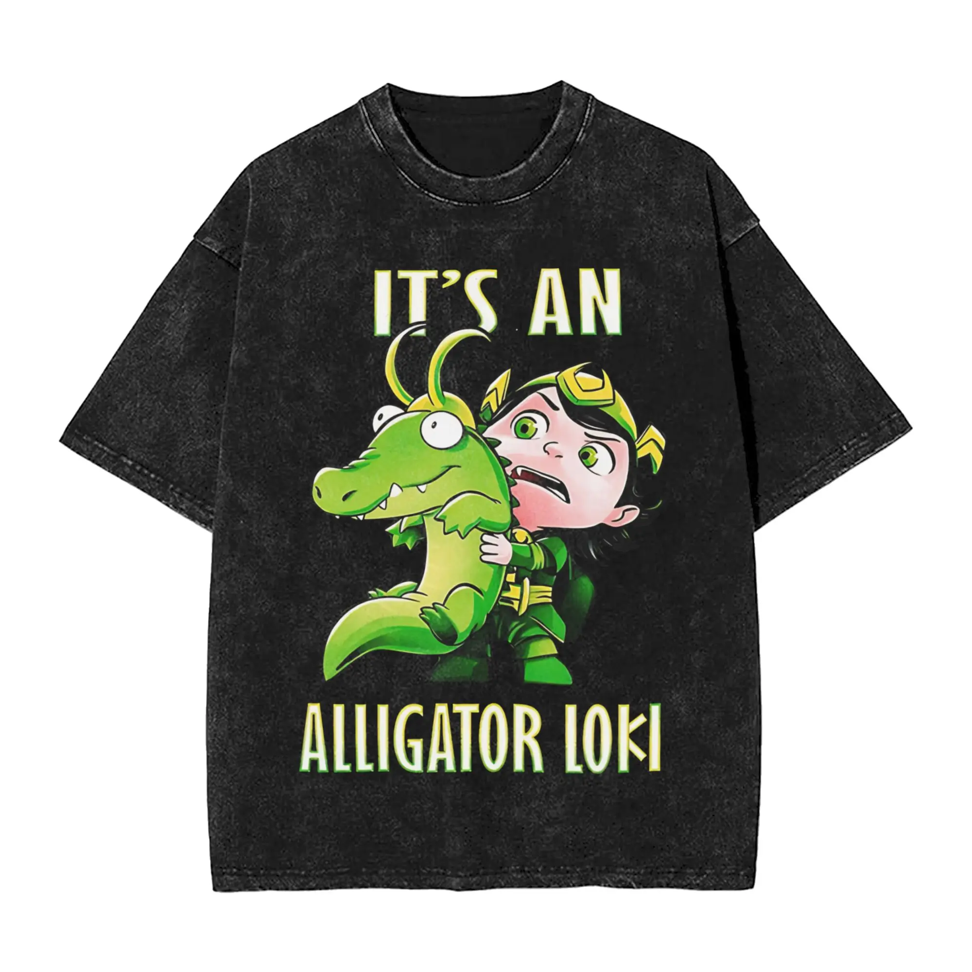 Men's Its An Alligator Loki T-Shirts  Top Tees Beach Y2K Basic Short Sleeves T Shirt O Neck Hippie Casual Tshirt Wholesale