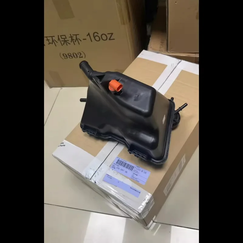 Imagen 4: 98110604706 adecuado para Porsche Boxster Cayman tanque de expansión de refrigerante productos originales Porsche 98110604706