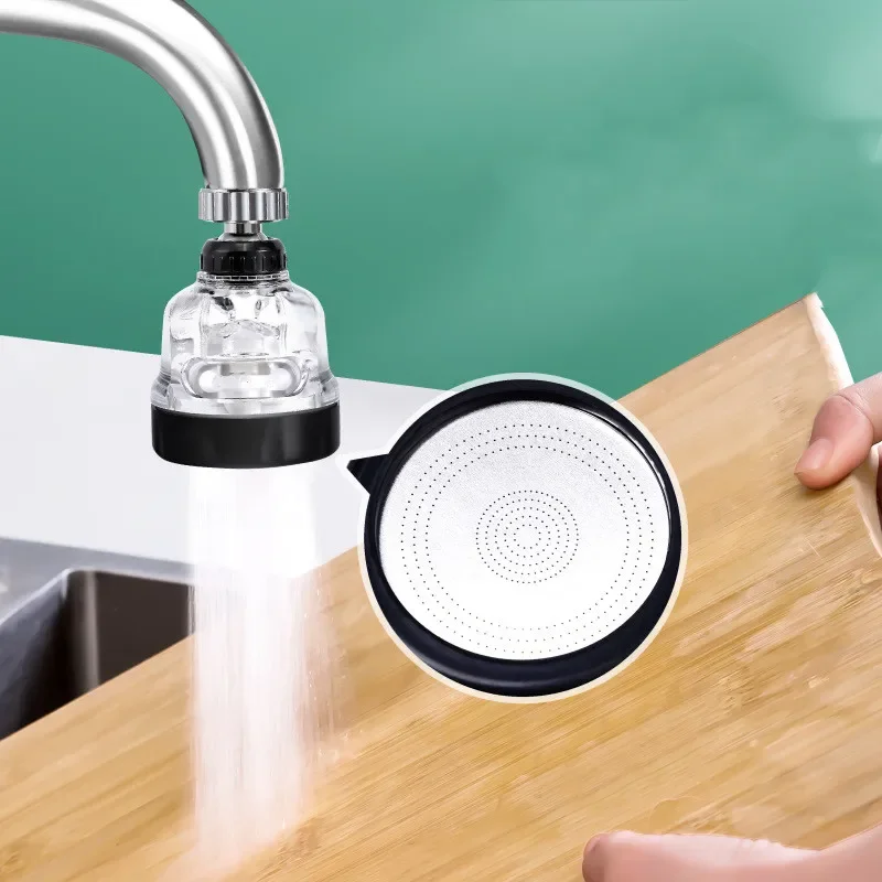 360 Rotation Kitchen Faucet Adapter 2/3 Modes Universal  Faucet Filter Extenders Kitchen Gadgets Spray Water Saving Tap Nozzle